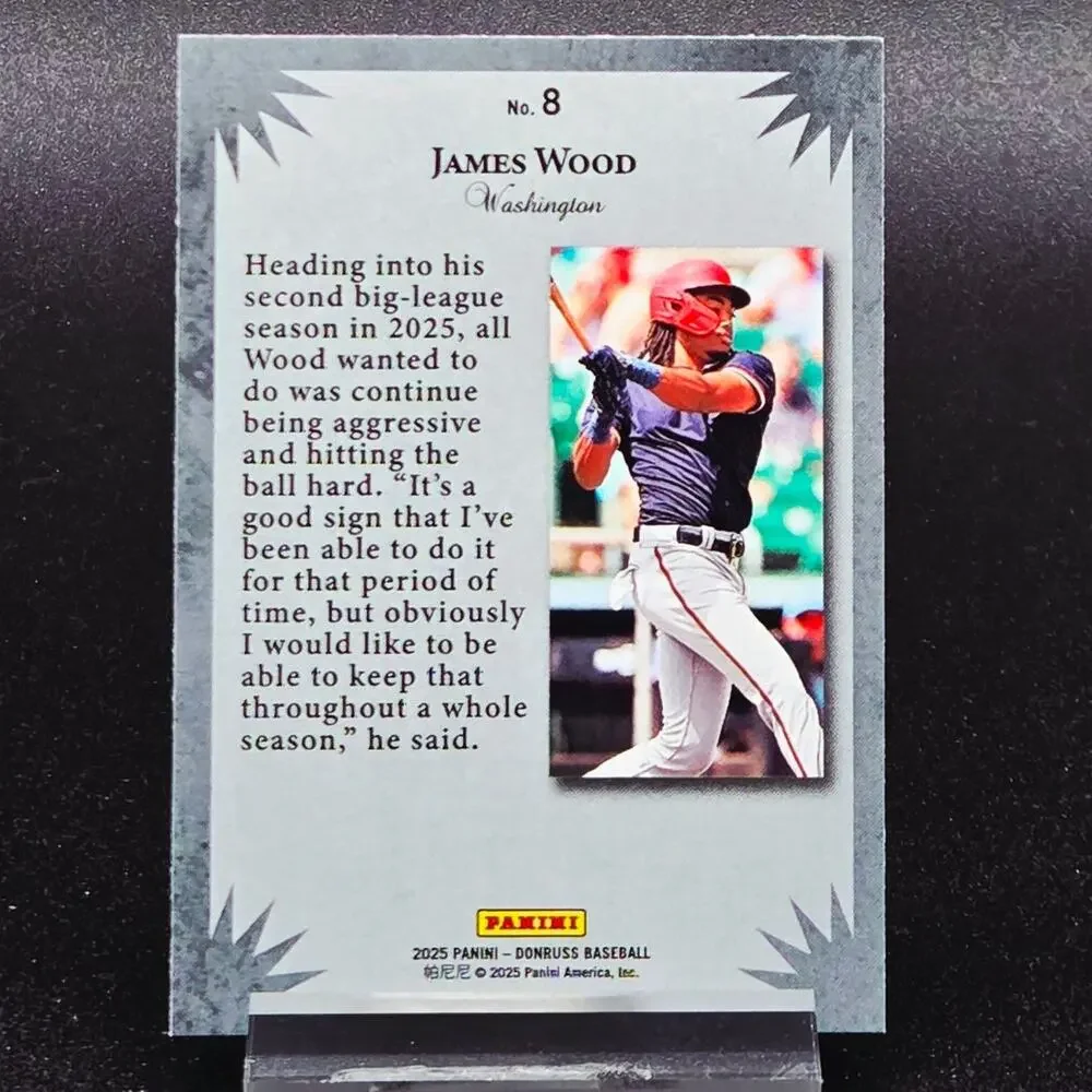 James Wood Bowman Chrome Rockstar Rookies Elite RC Nationals Top Prospect